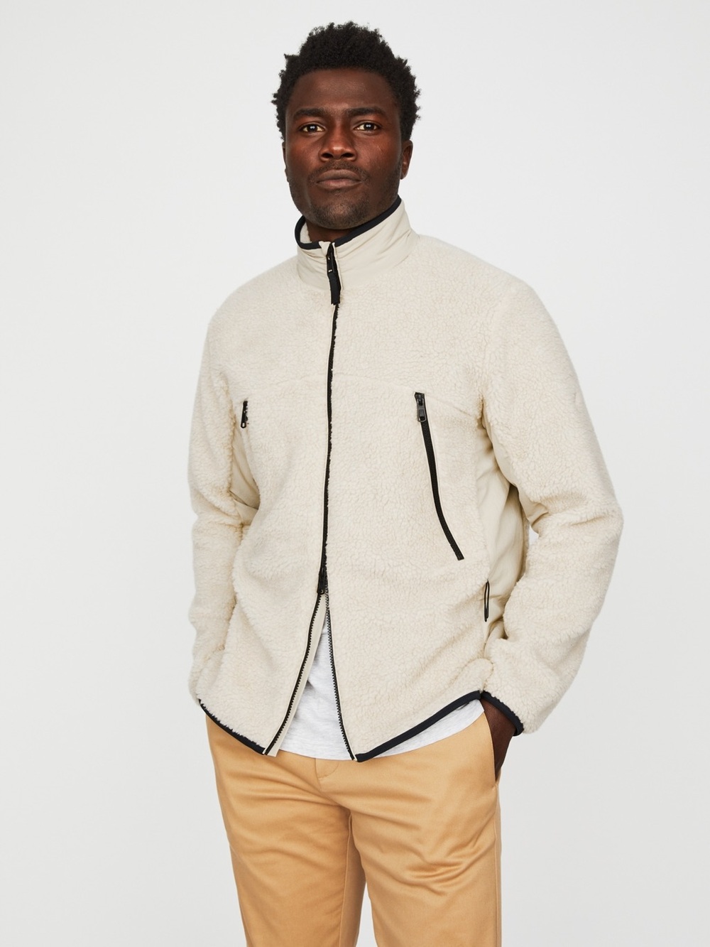 Hill City - Gap - High Pile Jacket - Stone - Men’s Large - Retail $148